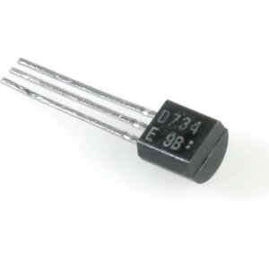 2SD734, Биполярный транзистор, NPN, 25 В, 0.7 А, 0.6 Вт