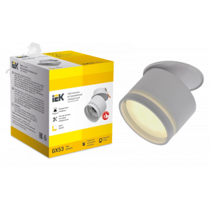 Светильник 4033 встр. поворотн. GX53 бел. LT-UVB0-4033-GX53-1-K01