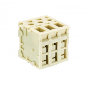 Клемма Wiecon 8486 / 3 TOP V OB, Клемма вертикальный подвод кабеля, на плату, шаг: 7.62 мм, 3 полюса, фиксация провода винтовая, исполнение: без маркировки, 300V, 36A, цвет: серый