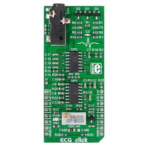 MIKROE-2455, Инструменты разработки многофункционального датчика ECG click