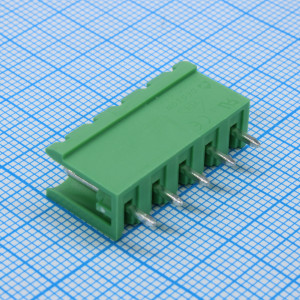 2EDGV-5.08-05P-14-100A(H), Разъемный клеммный блок на плату, 5 контактов. Серия 2EDGV-5.08