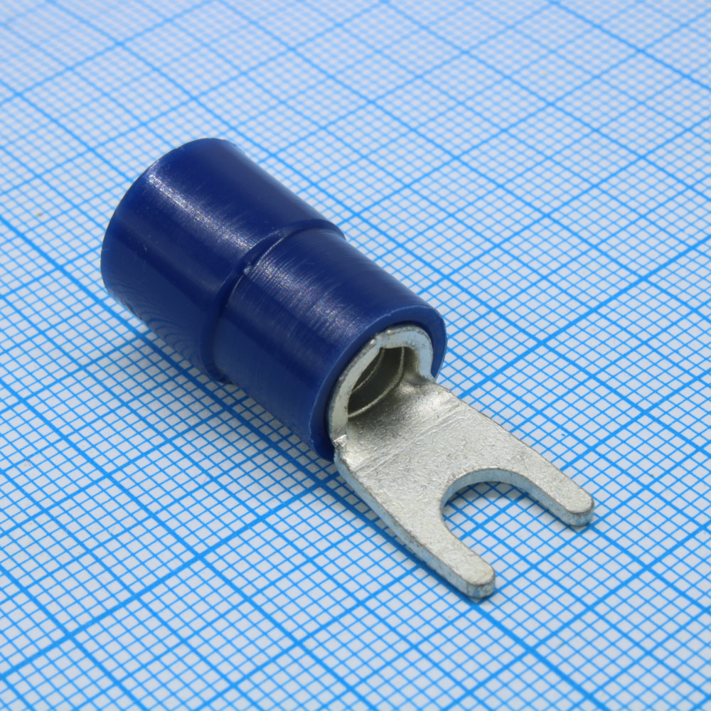 Изображение товара Наконечник кабельный вилочный изолированный НВИн 16-6 серия ПРОФИ