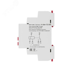 Реле времени (задержка выключ. после пропад. сигн.) RT-SBE12-240В PROxima rt-sbe-12-240