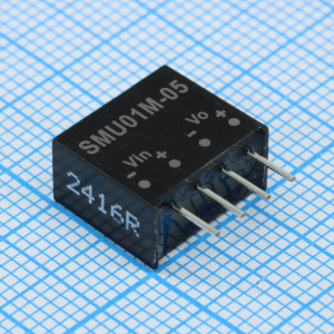 SMU01M-05, Преобразователь DC/DC, на печатную плату, 1 Вт