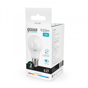 Лампа светодиодная Elementary 10Вт A60 грушевидная 4100К нейтр. бел. E27 920лм 23220