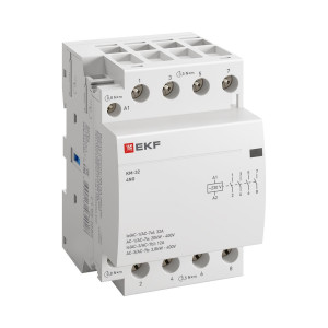 Контактор модульный КМ 32А 4NО (3 мод.) km-3-32-40