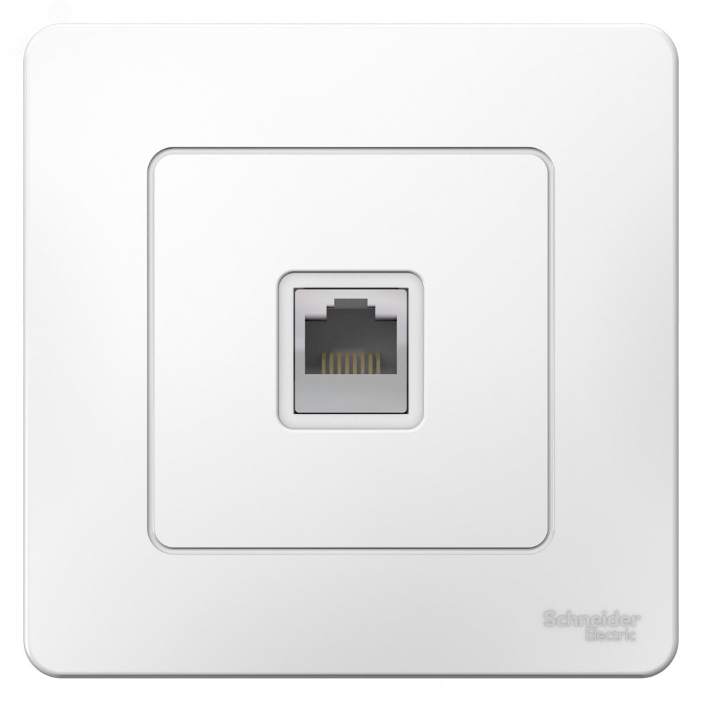 Изображение товара Розетка компьютерная Blanca RJ45 кат.5E скрытая монтаж для стены