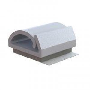 KKDL-4-RT, Кабельный монтаж и принадлежности Clip,Locking,Adh Mnt,Grey,1/8 in Hold, Clip,D Style,Adh Mount,Grey,500/Bag