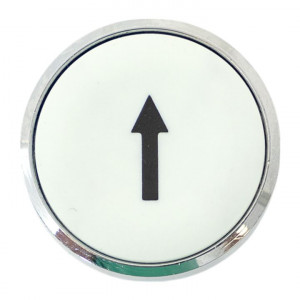 Исполнительный механизм кнопки XB4 белый плоский возвратный без фиксации, стрелка IP65 EKF XB4BA-1256C-65