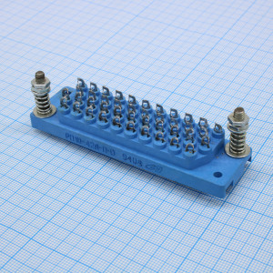 РП10-42 Л-П-О розетка, Соединитель  низкочастотный, прямоугольный, внутреннего монтажа