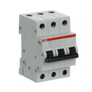 Выключатель автоматический модульный 3п C 20А 6кА SH203 C 20 ABB 2CDS213001R0204