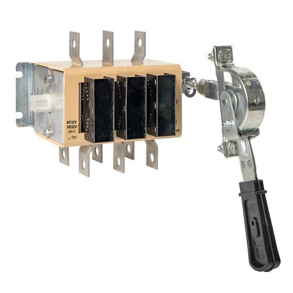 Изображение товара Выключатель-разъединитель ВР32У-35A71240-R 250А 2 напр. с дугогасит. камерами с передней смещенной рукояткой MAXima uvr32-35a71240-r