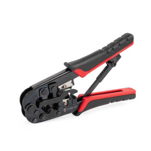 JT-03А, Клещи для обжима разъемов 8Р8С (RJ-45), 6Р6С (RJ-12), 6P4C (RJ-11), 6Р2С, 4P4C, 4P2C (RJ-22), встроенные модули