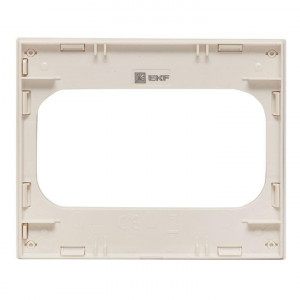 Рамка для розетки 2-м Стокгольм бел. PROxima EYM-G-304-10