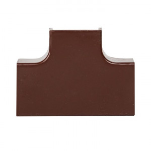 Угол T-образный (16х16) (4 шт) темное дерево Plast tchd-16-16x4