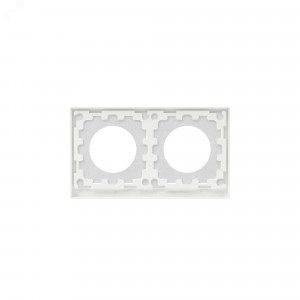 Рамка 2 поста IP44, KANT, белая магнолия 7000944