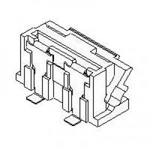 502231-2400, Соединители FFC и FPC 0.5 FFC For LVDS ST Hsg Assy 24Ckt ETP