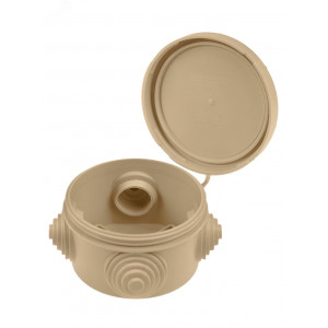 Распаячная коробка ОП D65х40мм, крышка, 