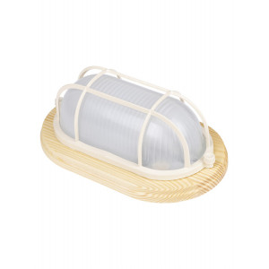 Светильник НПБ1402 сосна овал с реш. 60Вт IP54 SQ0303-0436