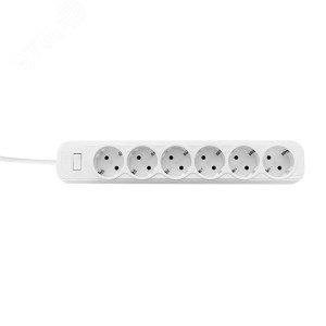 Сетевой фильтр 6*1,8м 16А/3,2кВт с выкл. c/з ПВС 3х1,0 Блокбастер XL PROxima UFA16-310-6-018
