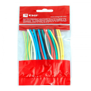 Набор трубок термоусадочных ТУТ нг тонкостен. 2/1 (7 цветов по 3шт 100мм) tut-n-2