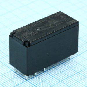 507-2CC-F-C 24VDC, Реле промежуточное катушка 24В, 0.53Вт контакты 8А 240В переменного тока, 2 перекидных, размер (LxWxH) мм: 29.0х12.5х15.7 мотнаж в отверстие