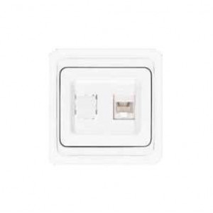 Розетка компьютерная 1-м СП Валери бел. В0035