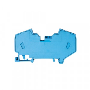 Распределительная клемма WKF 16/35 PV/WKFN BL, Клемма распределения потенциала, тип фиксации провода: пружинный, номинальное сечение: 16 мм кв., 76A, 800V, ширина: 12 мм, цвет: синий, тип монтажа: