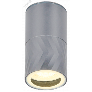 LIGHTING Светильник уличный 5110 потолочный под лампу GU10 IP65 серый IEK LT-UPU0-5110-GU10-1-K03