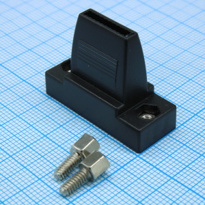 DS1045-22-09BPQ, Кожух пластиковый D-SUB для 9 pin для шлейфа