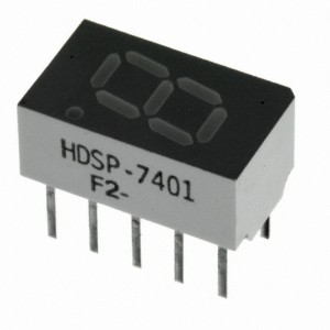 HDSP-7401, Индикатор 7-сегментный желтый общий анод 0.3