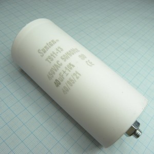 TS1113Q0406JSB000R, Конденсатор металлизированный полипропиленовый 40мкФ 450VAC ±5% (50 X 109мм) 85°C