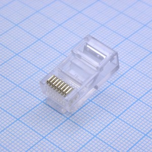 DS1123-P80T, 8P8C вилка на кабель RJ45