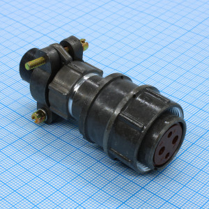 2PM22-4TKQB2, Кабельная розетка,4 контакта, для неэкранированного кабеля