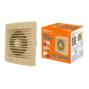 Вентилятор бытовой настенный, 120 С "ЭКО" (сосна) SQ1807-0103