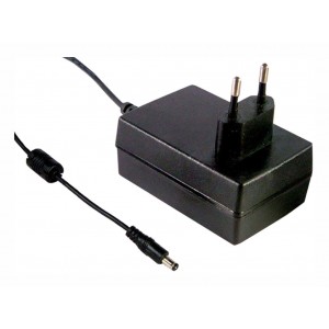 GST18E07-P1J, AC-DC, 15Вт, вход 85...264B AC 47...63 Гц,, выход 7.5B/2A, изоляция 3000В AC, 79x54x33мм, -30...+70°С, выходной разъем 11, диам. 5.5х2.1мм