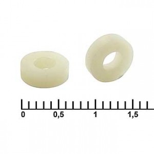 Ф7-3X2, Втулка пластиковая D=7мм, d внутр=3мм, L=2мм / держатель LED