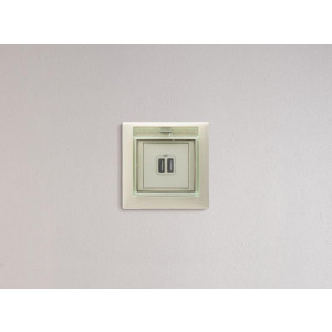 VALENA Розетка двойная USB слоновая кость 774170