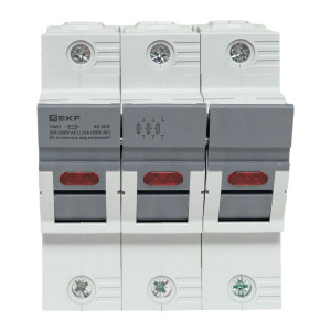 Предохранитель-разъединитель DF 14х51 3Р (тип ПВЦ) EKF