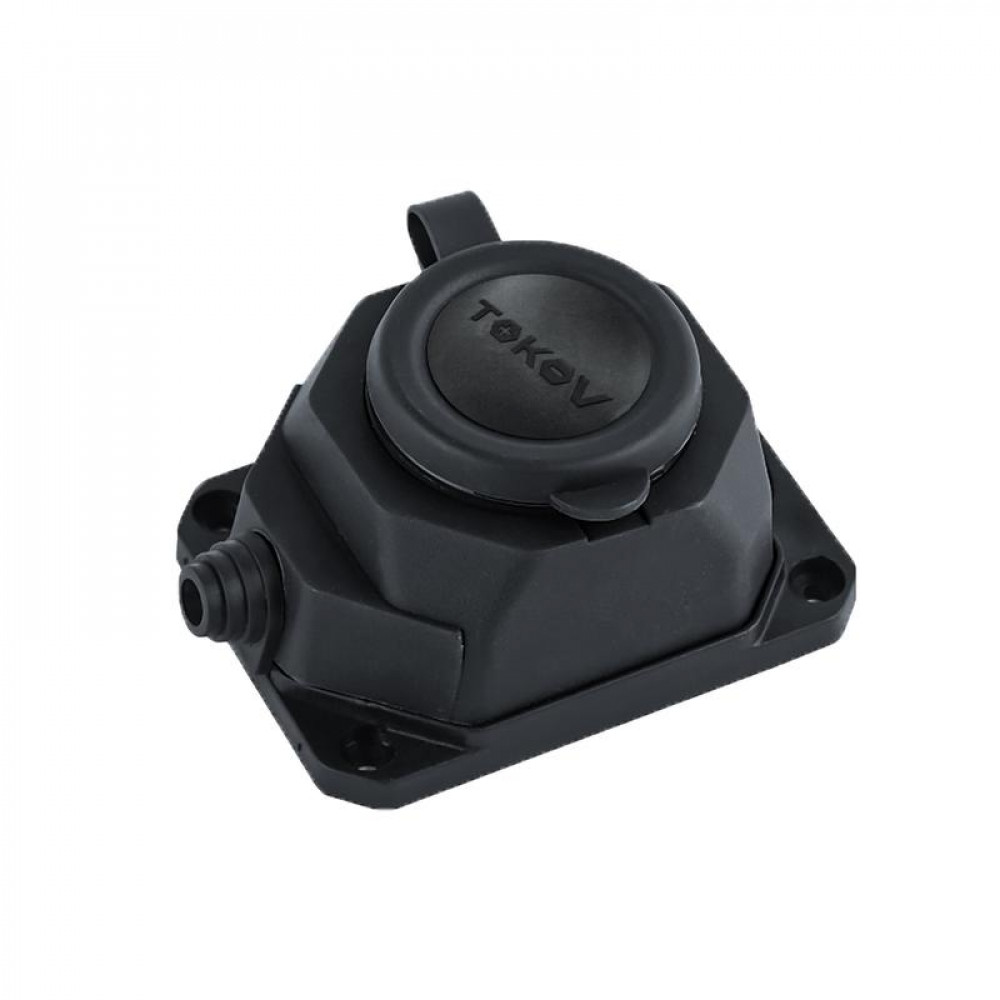 Изображение товара Колодка удлинителя 1-м 16А с заземлением и каучуком TKE-C05-KK1-Z