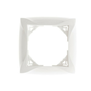 ДУЭТ 1-постовая РАМКА, БЕЛЫЙ C3(2) WDE000101