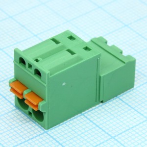 2EDGKDR-5.08-02P-14-00, Нажимной безвинтовой клеммный блок 2 контакта серия 2EDGKDR-5.08