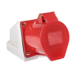 Розетка кабельная 32А 380В 3P+РЕ+N IP44 (225) ps-225-32-380