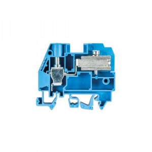 Клемма для шины нейтрали WKI 10 ETK/U, Клемма для подключения шины нейтрали, тип фиксации провода: винтовой, номинальное сечение: 10 мм кв., 57A, 400V, ширина: 10 мм, цвет: серый, тип монтажа: DIN35