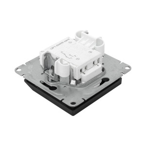 Механизм выключателя, карточный, с подсветкой, ч-рный Эпика EKF UP1-SWB-card