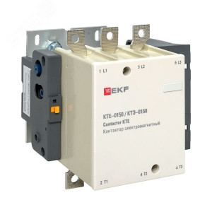 Контактор КТЭ 150А кат. 230В AC 1НО ctr-b-150