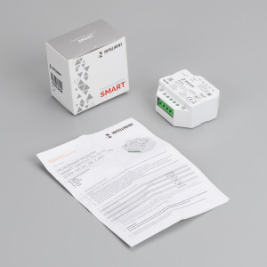 INTELLIGENT ARLIGHT Релейный модуль SMART-SWITCH-701-72-PS-IN (230V, 1x1.5A, ZB, 2.4G) 035308, Выключатель для любых видов нагрузки AC 230V. Напряжение питания AC 100-240V, максимальный ток нагрузки 1.5А. Управление 2.4G+WiFi, интерфейс Tuya (через Tuya ZigBee шлюз), поддерживается управление ЯНДЕКС АЛИСА, совместим с приложением INTELLIGENT ARLIGH
