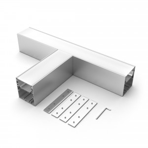 Тройник SL-LINE-6070 030142, Тройник в сборе, для профиля SL-LINE-6070. В комплекте тройник с экраном, соединители, винты, шестигранный ключ.