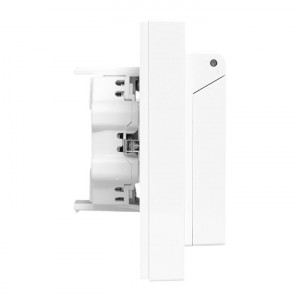 Механизм розетки двойной, 16А, IP44, с заземлением, со шторками, с рамкой, с крышками, белый Эпика EKF UP1-SOW-211-44