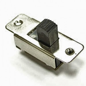 KBB70-2P2W ON-ON, Переключатель движковый вертикальный (ON-ON) 3А 250В 0.5А высота движка мм 10000циклов, навесной монтаж